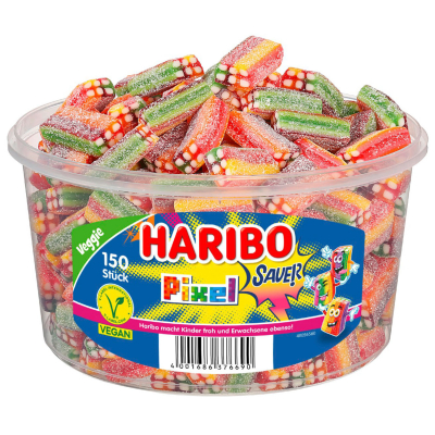  Haribo Pixel sauer vegan 150er 