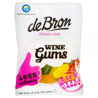  de Bron Winegums sugarfree 100g 