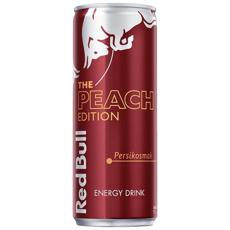  Red Bull Energy Drink Peach Edition Persikosmak 250ml 