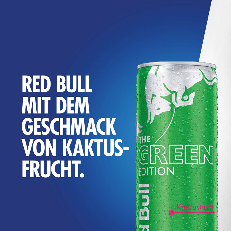  Red Bull Energy Drink Green Edition Kaktusfrucht 250ml 