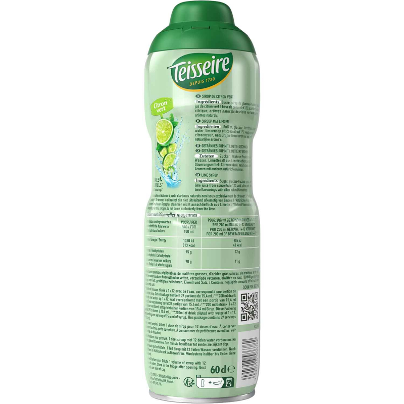  Teisseire Limette 600ml 