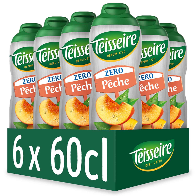  Teisseire Zero Pfirsich 600ml 