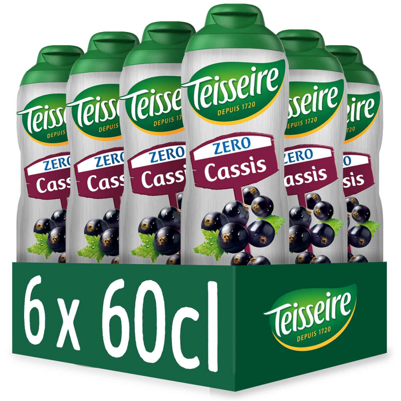  Teisseire Zero Schwarze Johannisbeere 600ml 