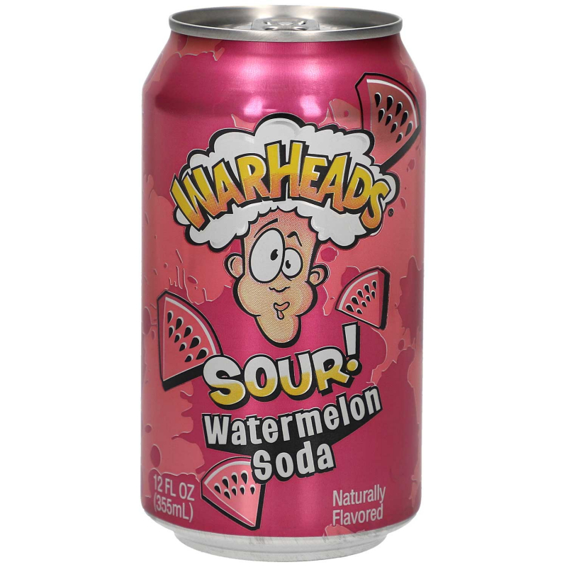  Warheads Sour! Watermelon Soda 355ml 