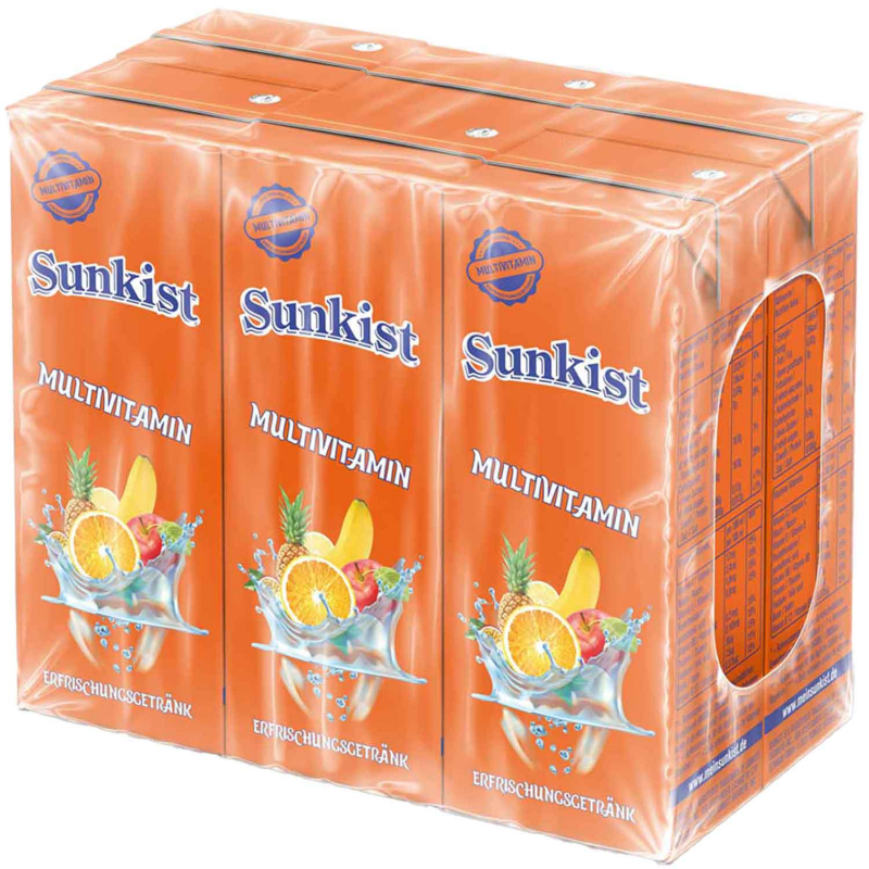  Sunkist Multivitamin 6x200ml 