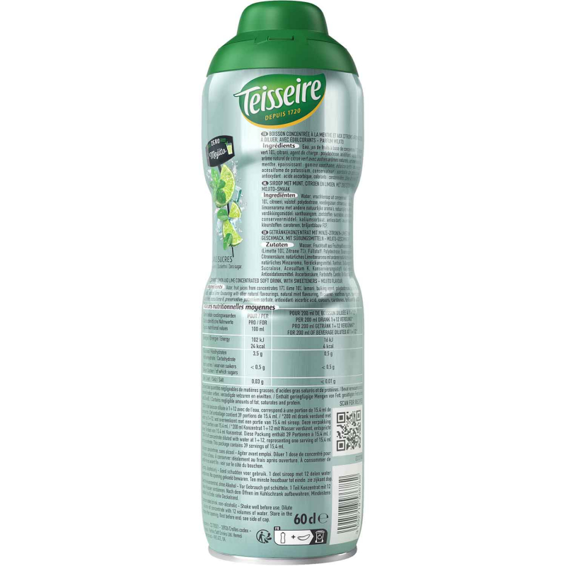  Teisseire Zero Mojito 600ml 