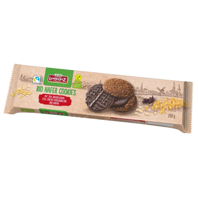  Lambertz Bio Hafer Cookies Zartbitter 200g 