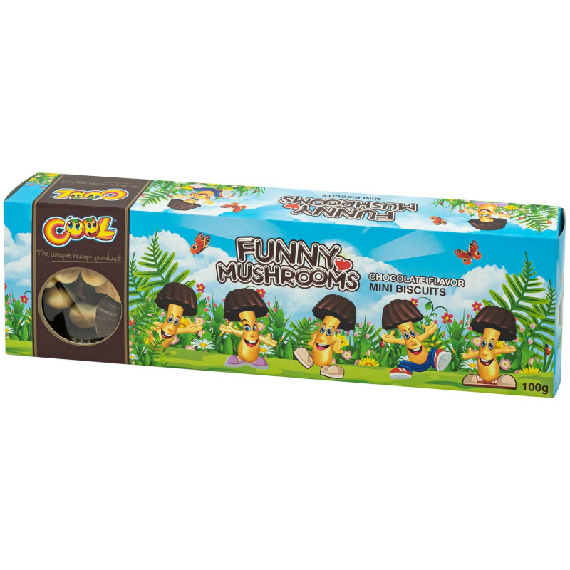  Cool Funny Mushrooms Chocolate 100g 