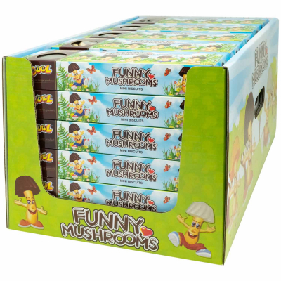  Cool Funny Mushrooms Chocolate 100g 