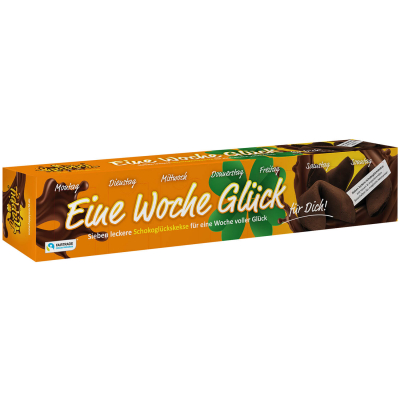  Happy Glückskekse Schoko 'Eine Woche Glück' 7er 