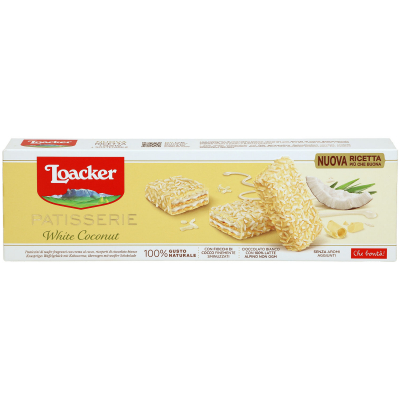  Loacker Patisserie White Coconut 100g 