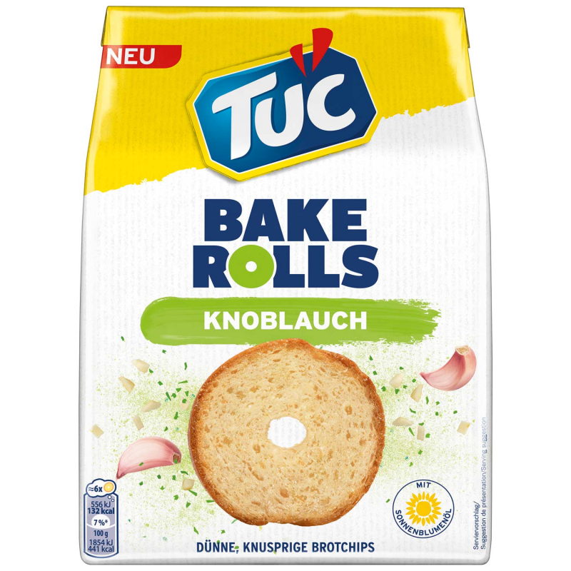  TUC Bake Rolls Knoblauch 150g 