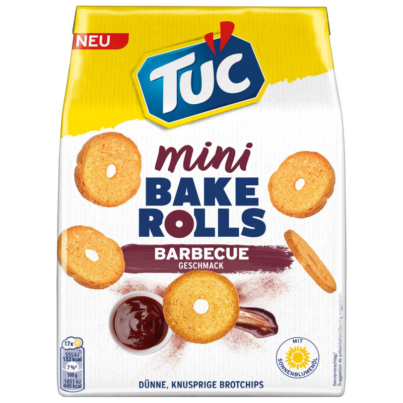  TUC Bake Rolls Mini Barbecue 150g 