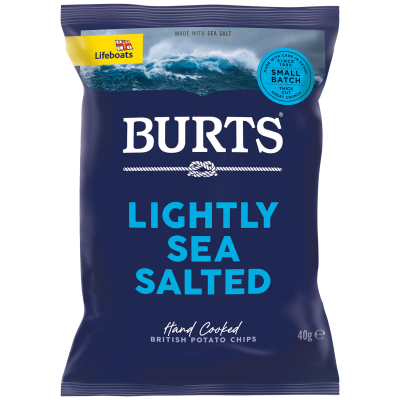  Burts Lightly Sea Salted 40g 