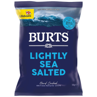  Burts Lightly Sea Salted 150g 