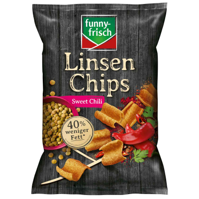  funny-frisch Linsen Chips Sweet Chili 90g 