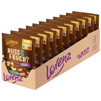  Lorenz Nuss & Frucht mit Schoko-Espressobohnen 100g 