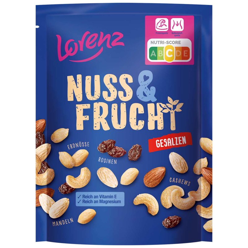  Lorenz Nuss & Frucht gesalzen 125g 