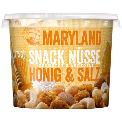  Maryland Snack Nüsse Honig & Salz 275g 