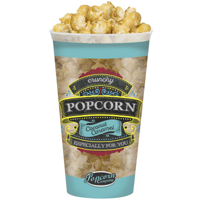  Popcorn Company Crunchy Popcorn Coconut Caramel 125g 
