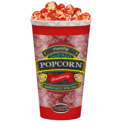  Popcorn Company Crunchy Popcorn Strawberry 125g 