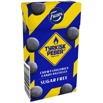  Fazer Tyrkisk Peber Pastillen sugar free 40g 