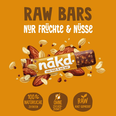  Nakd Raw Fruit & Nut Bar Peanut Delight 35g 