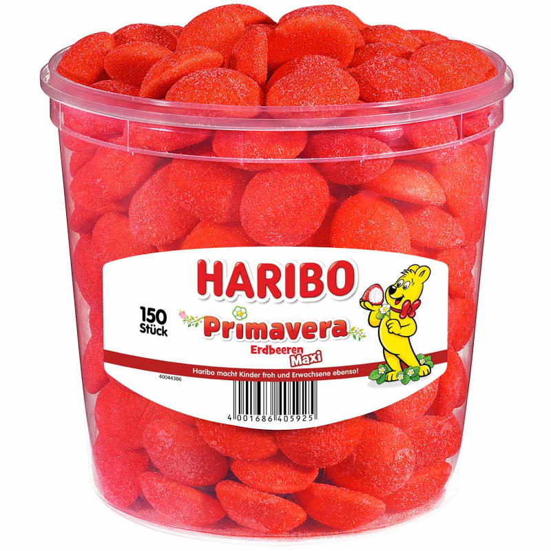  Haribo Primavera Erdbeeren Maxi 150er 