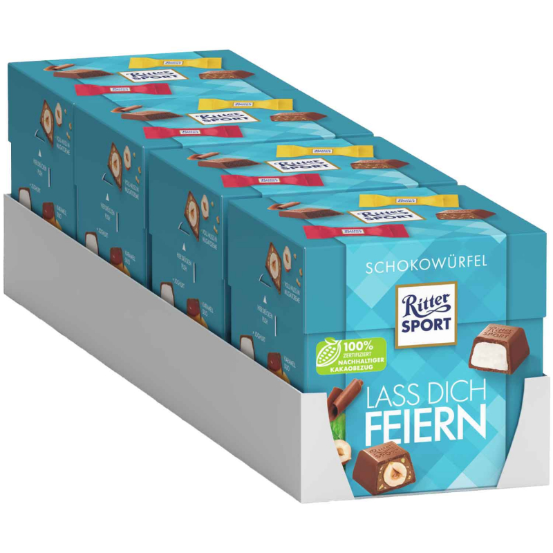  Ritter Sport Schokowürfel Lass Dich Feiern 22er 