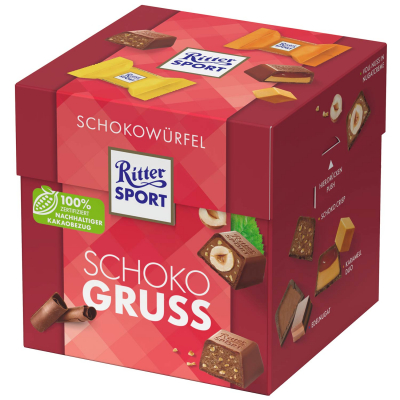  Ritter Sport Schokowürfel Schokogruss 22er 