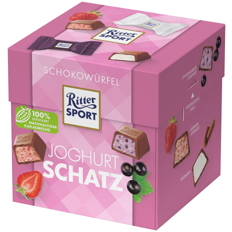  Ritter Sport Schokowürfel Joghurtschatz 22er 