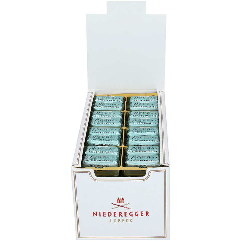  Niederegger Nougat Klassiker Knusperwaffel 80x12,5g 