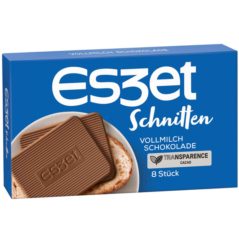  Eszet Schnitten Vollmilch Schokolade 8er 