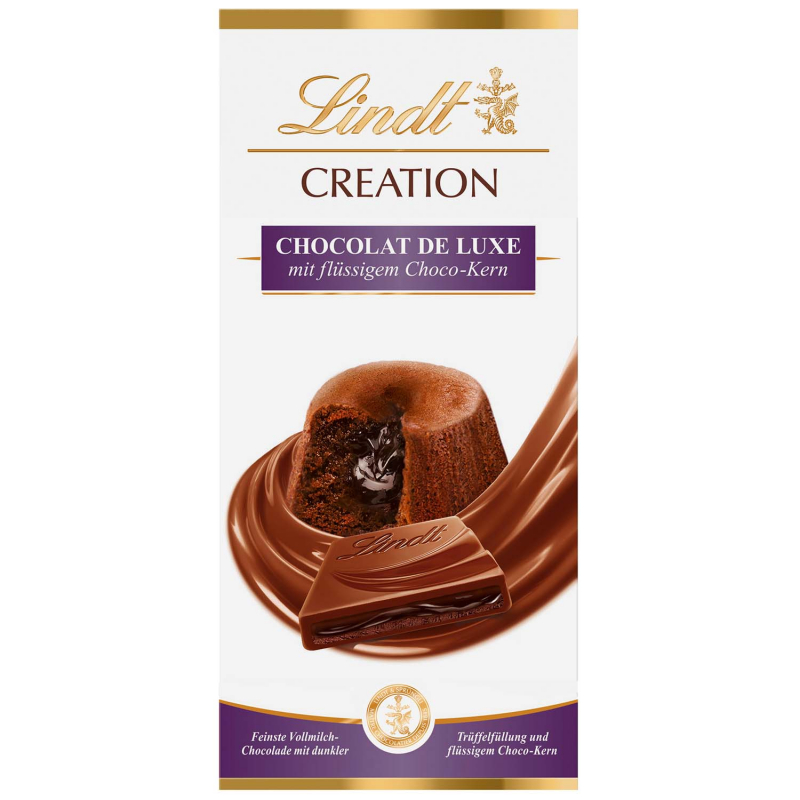  Lindt Creation Chocolat de Luxe Vollmilch Tafel 150g 