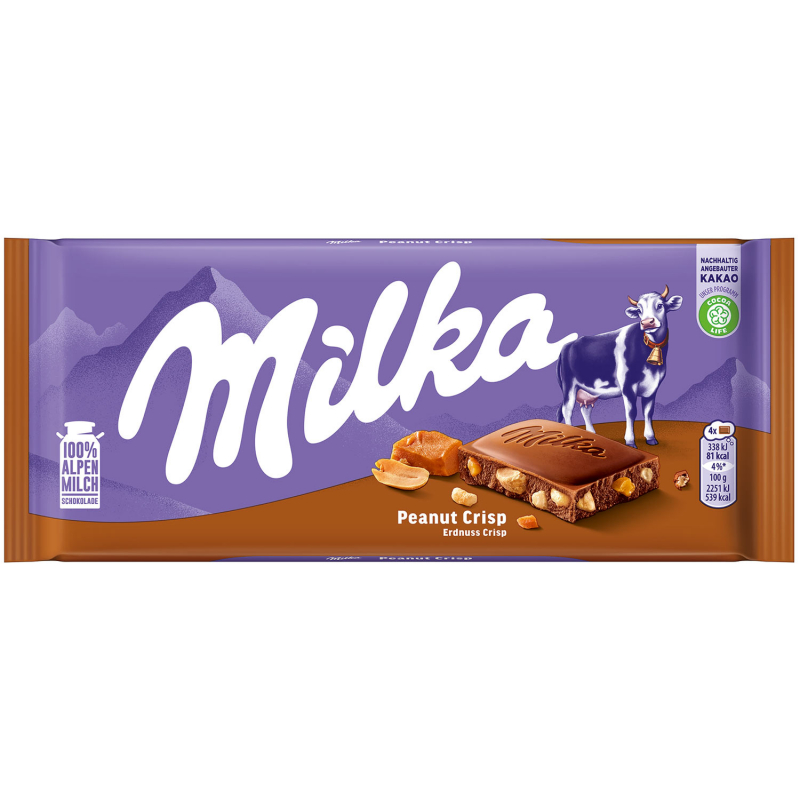  Milka Peanut Crisp 90g 