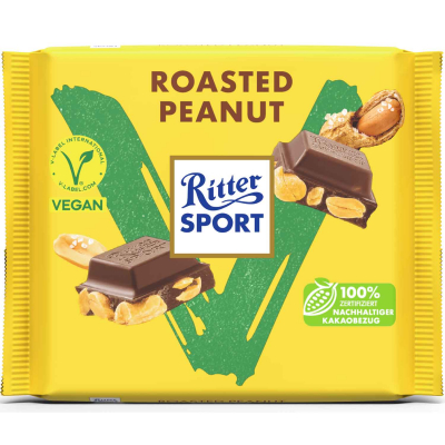  Ritter Sport Vegan Roasted Peanut 100g 