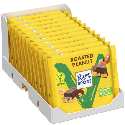  Ritter Sport Vegan Roasted Peanut 100g 