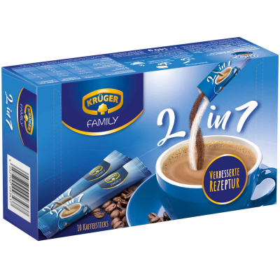  Krüger Family 2 in 1 Kaffesticks 10er 