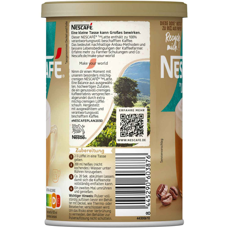  Nescafé Typ Latte 230g 