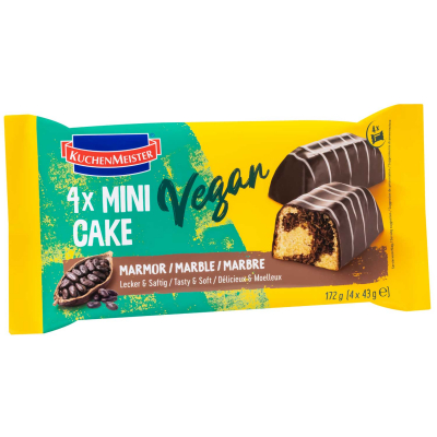  KuchenMeister Mini Cake Marmor Vegan 4x43g 