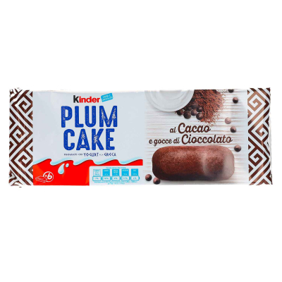  kinder Plum Cake al Cacao e Gocce di Cioccolato 6er 