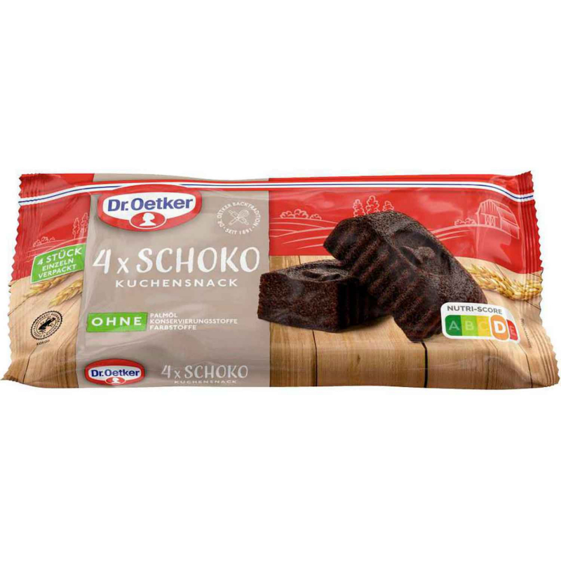  Dr. Oetker Kuchensnack Schoko 4x35g 