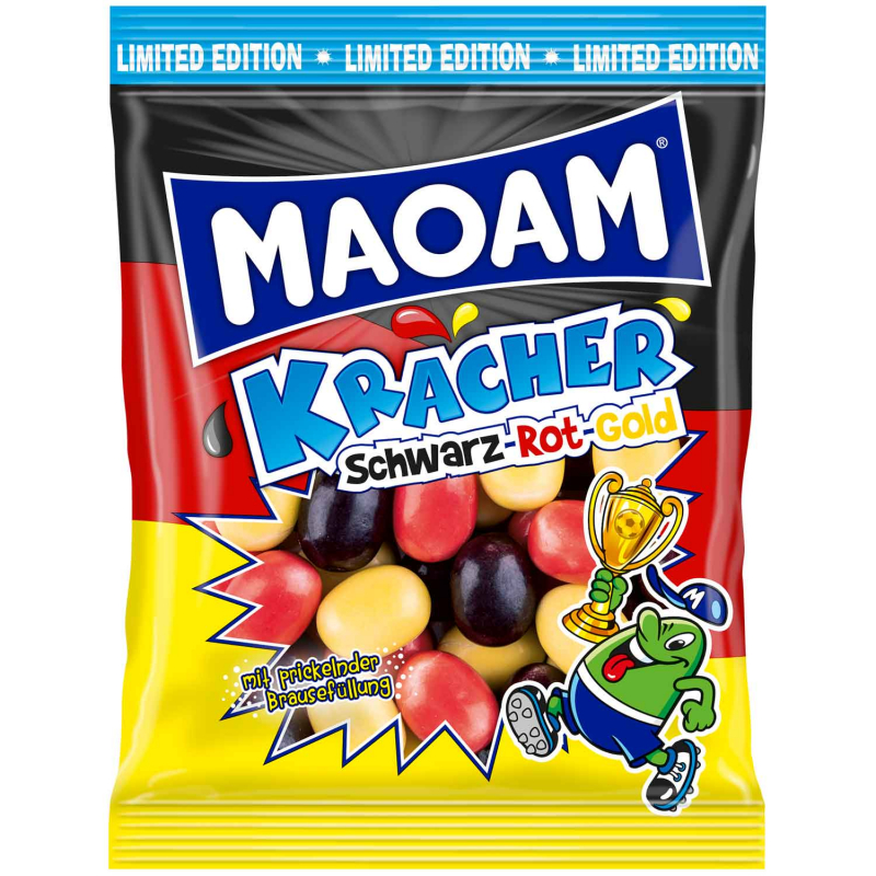  Maoam Kracher Schwarz-Rot-Gold 200g 