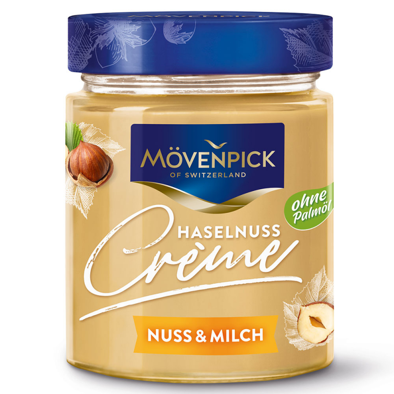  Mövenpick Haselnuss Crème Nuss & Milch 300g 