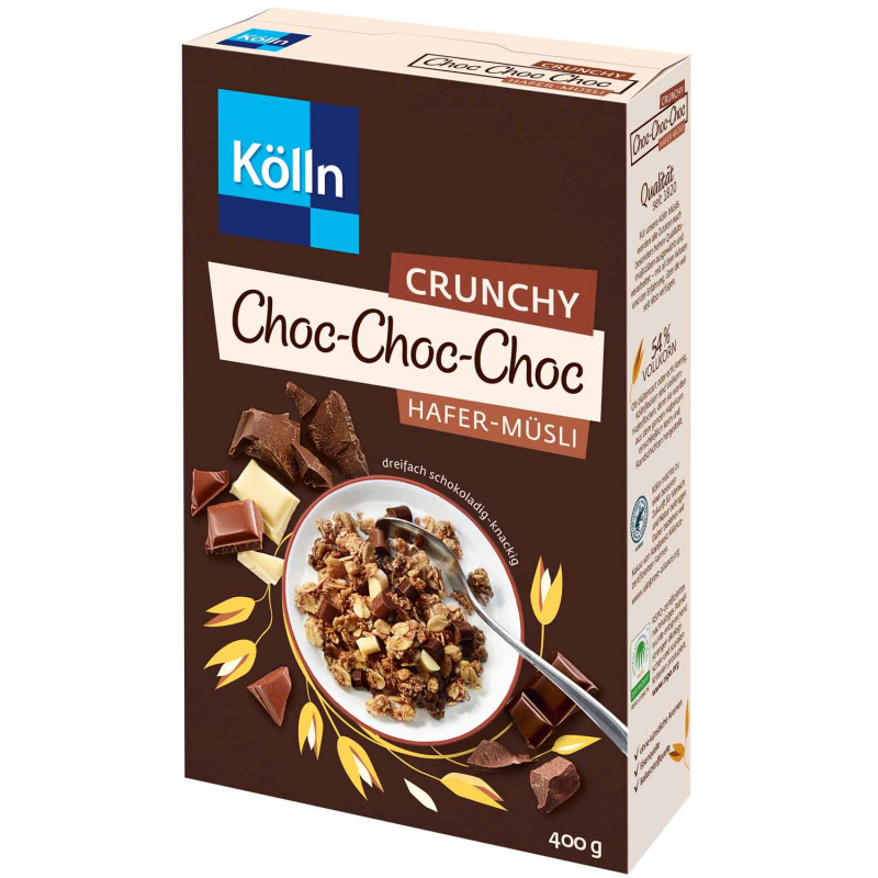  Kölln Hafer-Müsli Crunchy Choc-Choc-Choc 400g 