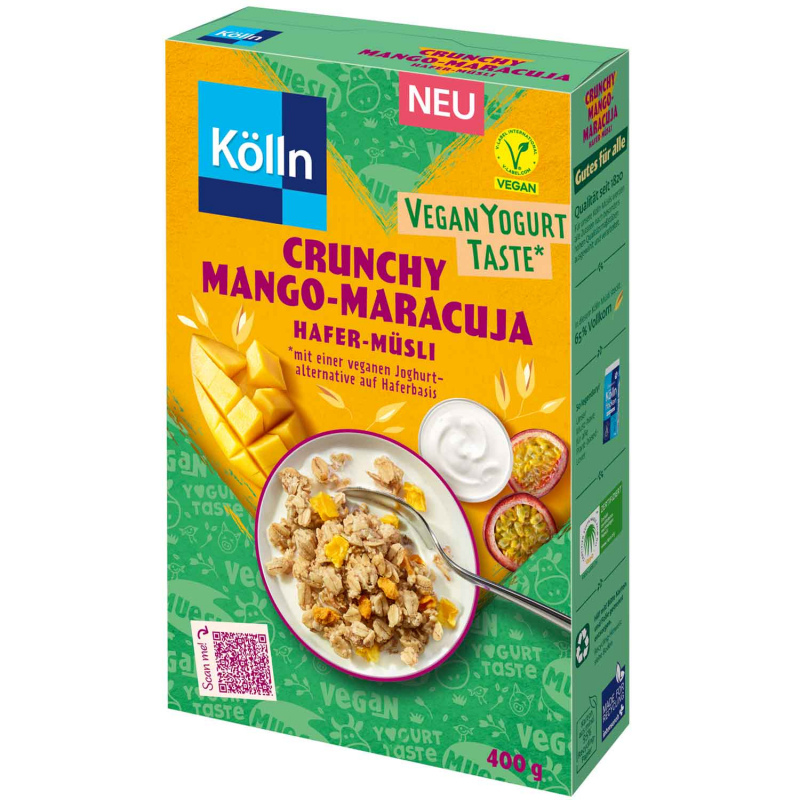  Kölln Hafer-Müsli Crunchy Mango-Maracuja 400g 