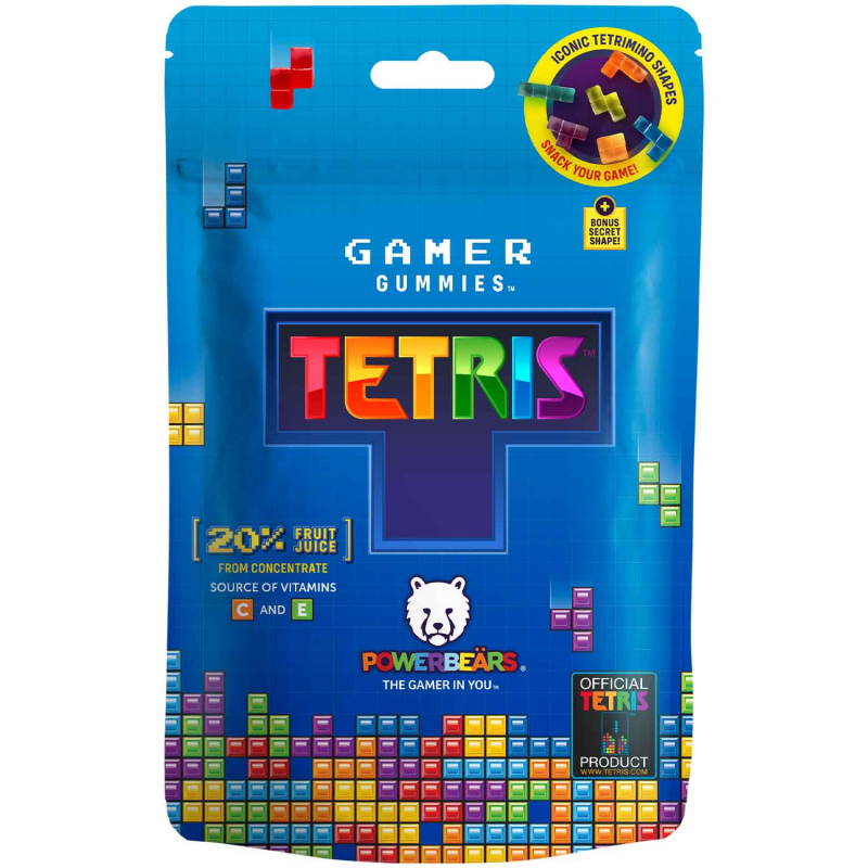  Powerbeärs Gamer Gummies Tetris 125g 