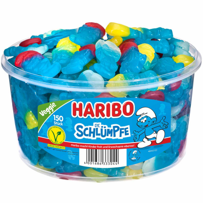  Haribo Die Schlümpfe vegetarisch 150er 