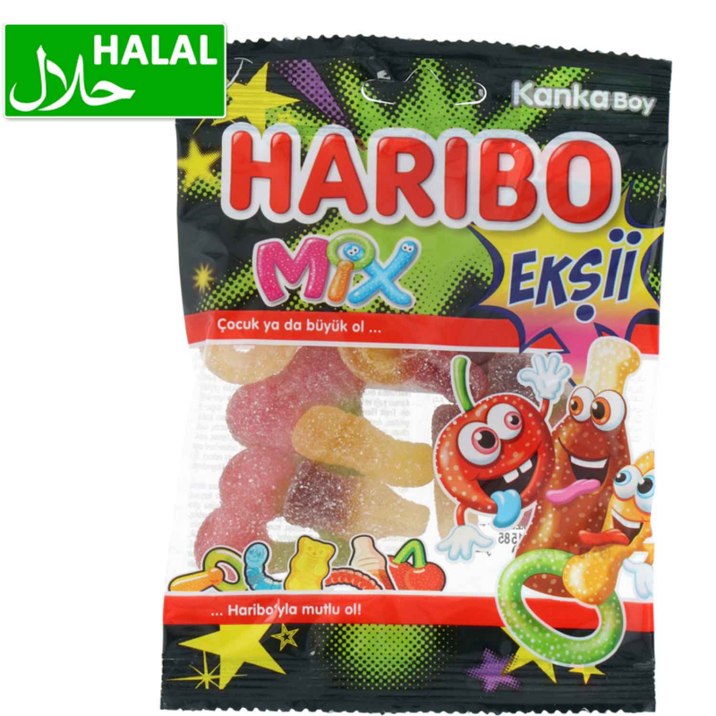  Haribo Mix FIZZ halal 70g 