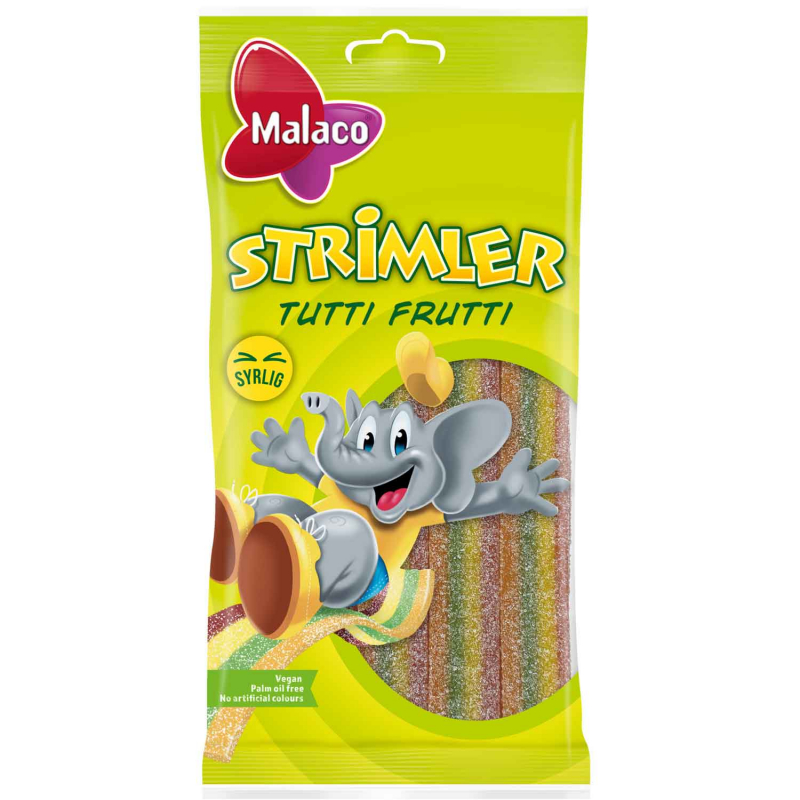  Malaco Strimler Tutti Frutti 80g 